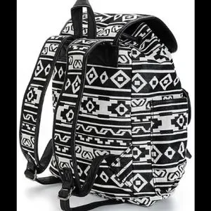 Empyre Black and White Canvas Backpack Empyre or Vans Everyday Backpack - Etsy main image 4